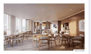 Espaço Gourmet com design sofisticado e contemporâneo no GALLERIA 50 Jurerê.