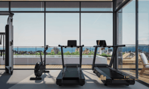 Equipamentos da grife Technogym na academia do It's Jurerê