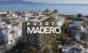 Vista aérea da localização exclusiva do Puerto Madero Jurerê Internacional.